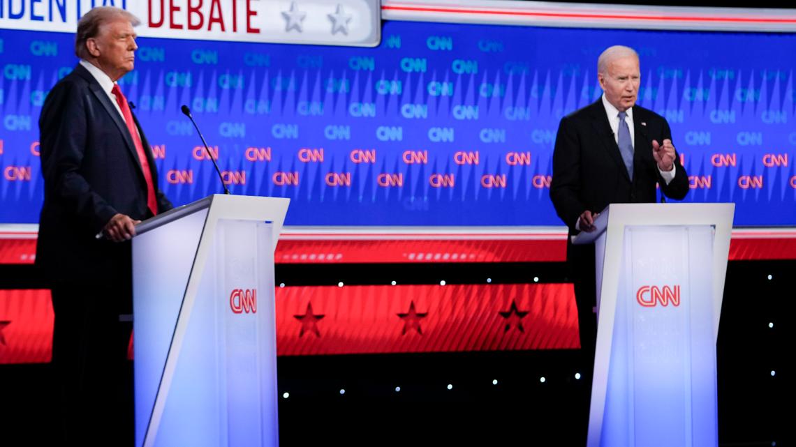 Presidential debate: Trump, Biden face off in Atlanta | khou.com