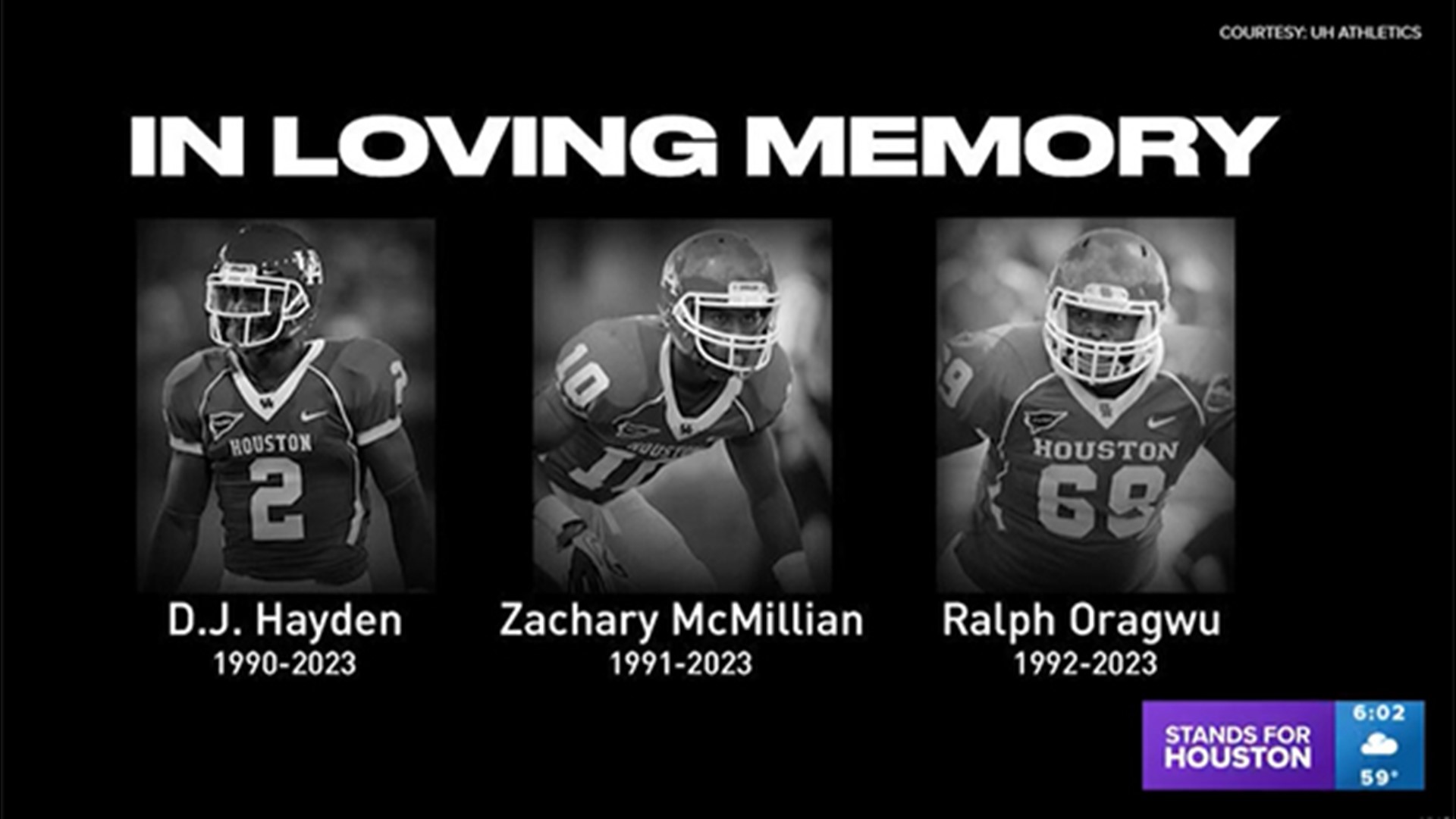 3 Former UH Football Players Among 6 Killed In Downtown Houston Crash ...