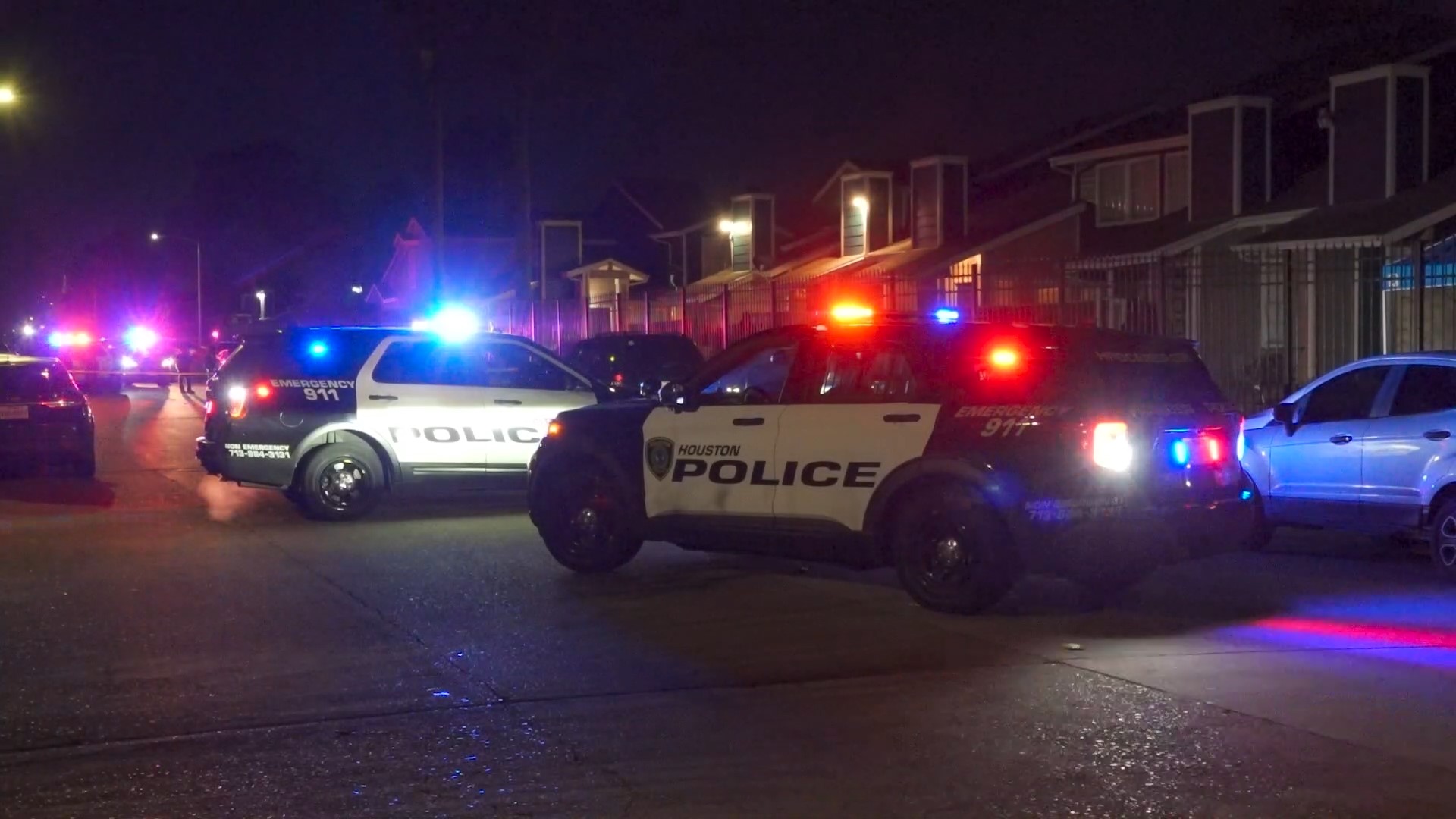 Police said they were called out to the area after residents at a nearby apartment complex heard gunshots.
