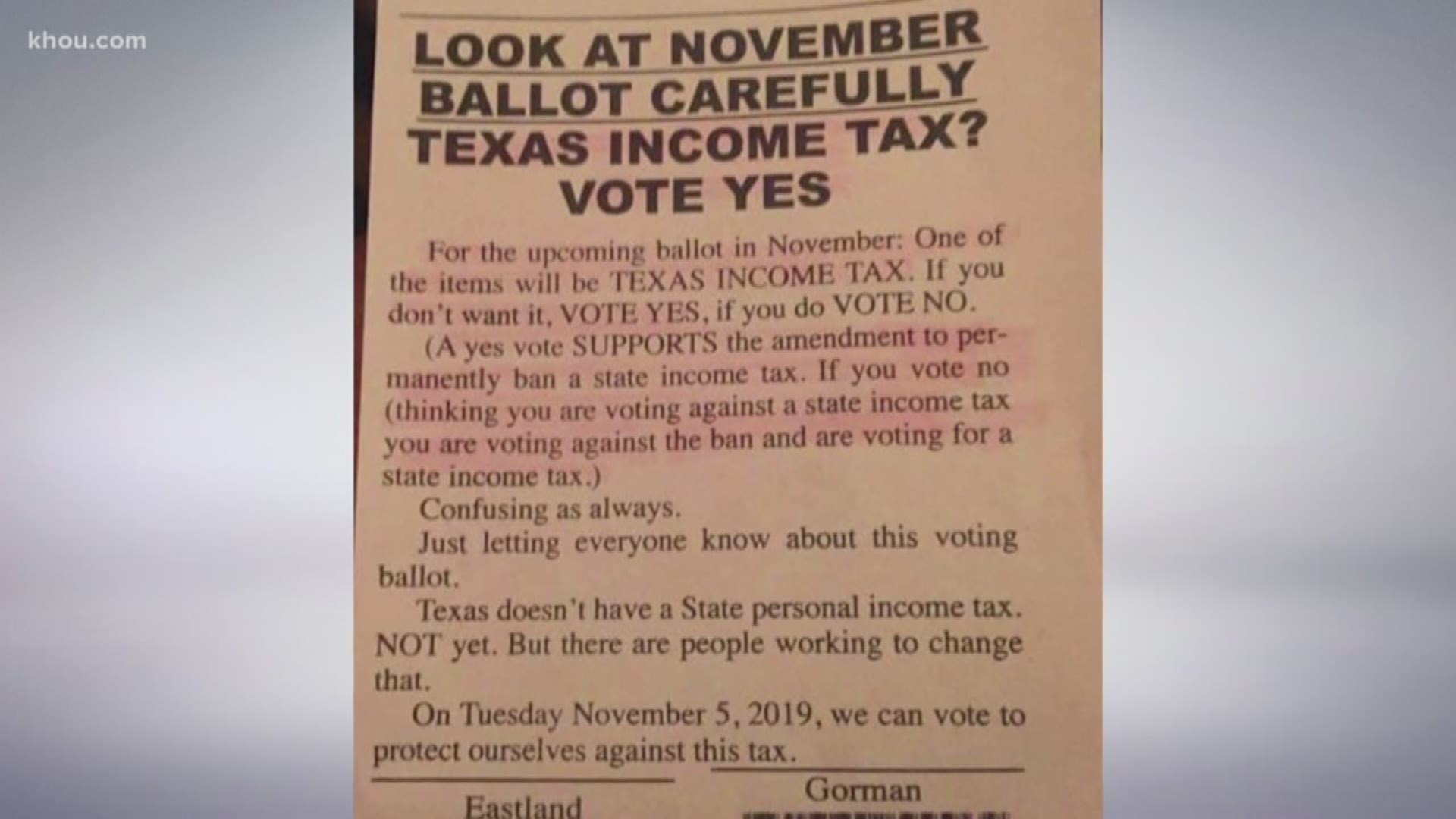 A viewer wanted to know if voters will get a chance to permanently ban a future state income tax in the upcoming election.