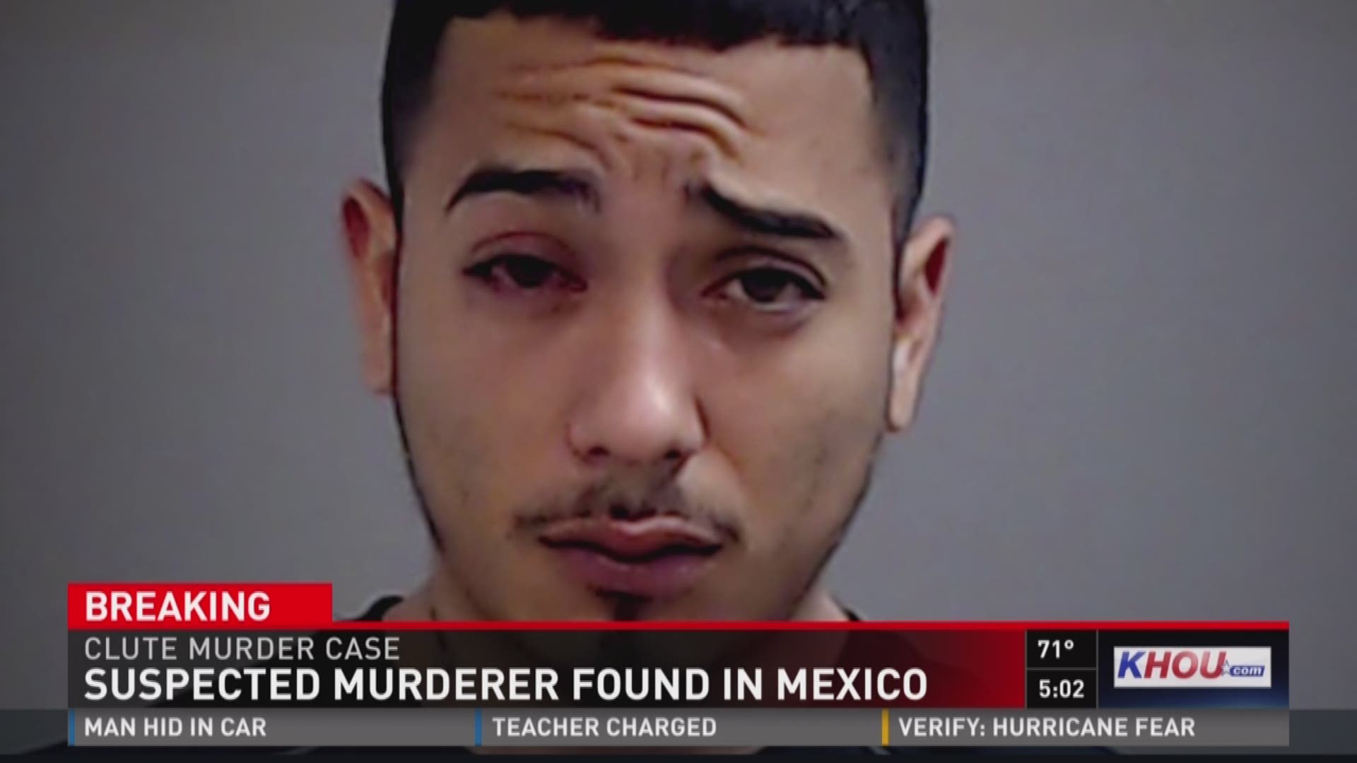 An accused killer is back in Brazoria County after he was arrested in Mexico.