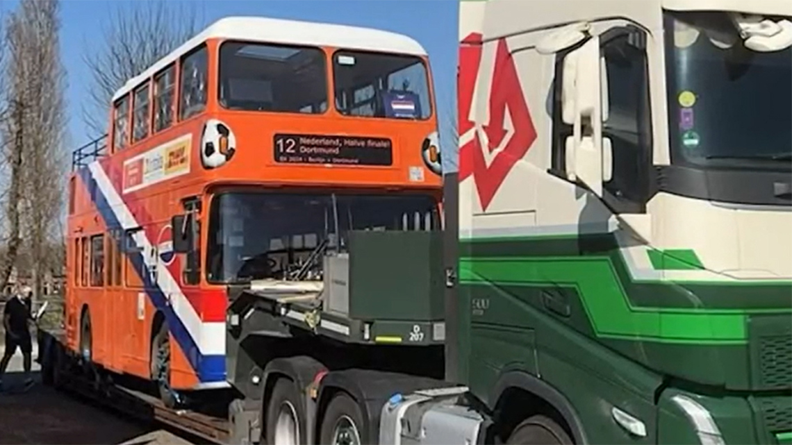 Dutch superfans bringing iconic orange bus to Houston for World Cup