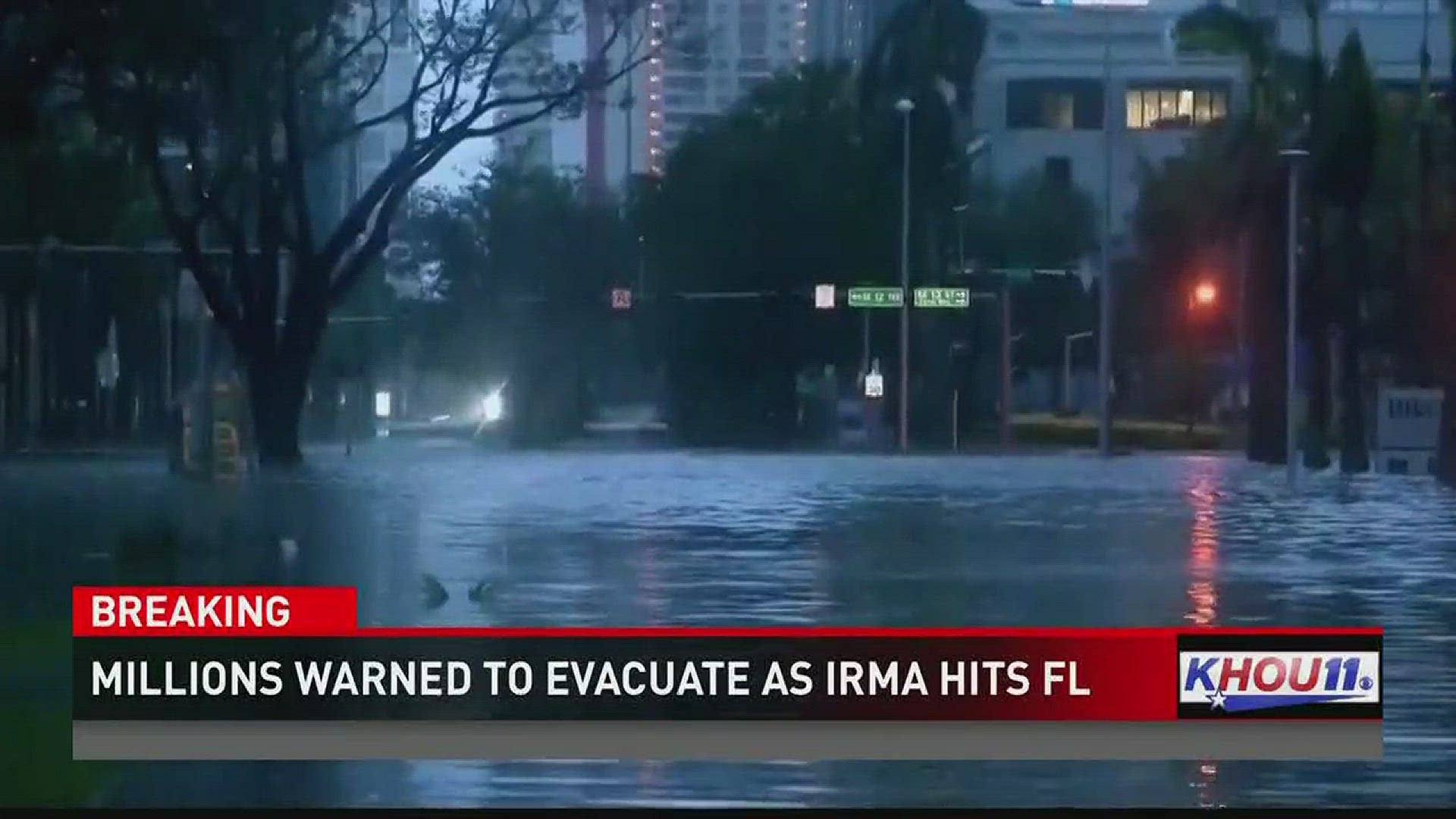 Millions of Floridians were urged to evacuate as powerful Hurricane Irma hit the state.