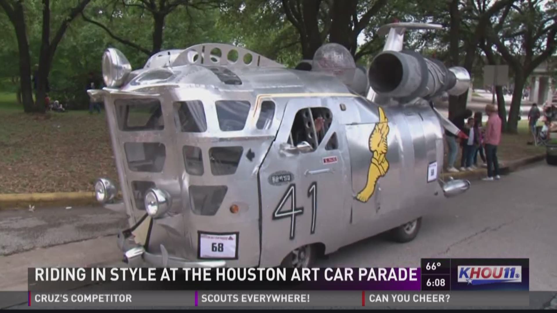 A Batmobile ... A Cat in the Hat ... and creatures of all shapes and sizes: The most creative cars were on display Saturday at the Houston Art Car Parade.