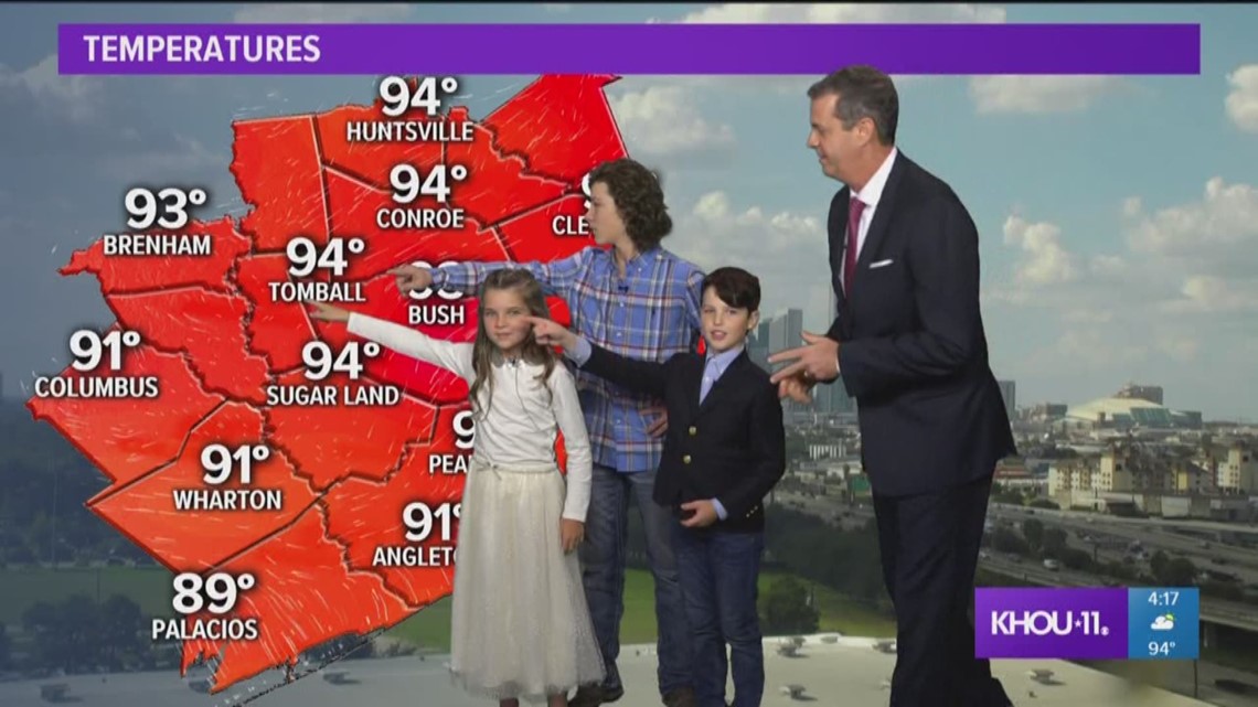 'Young Sheldon' cast members play meteorologists with KHOU 11 News