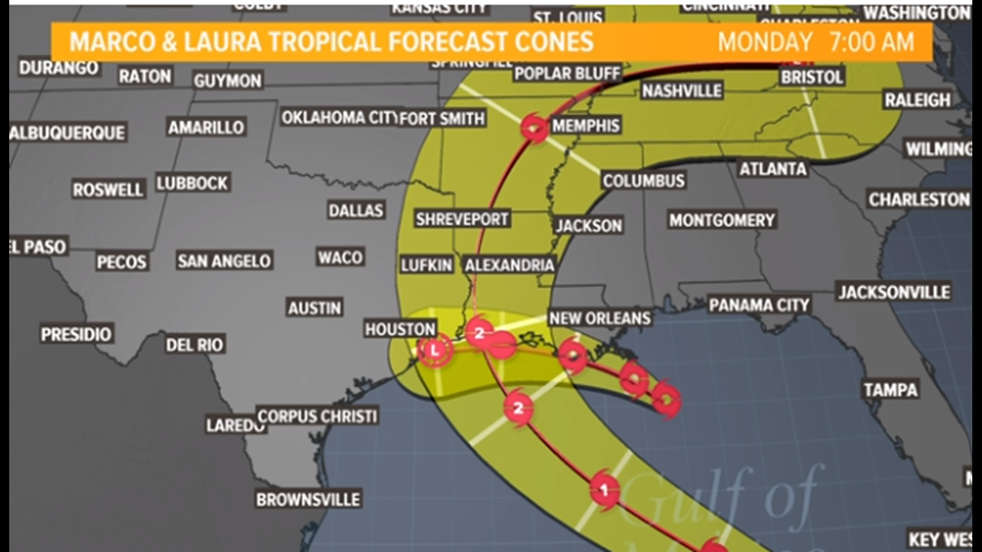 Houston watching Tropical Storm Laura Update on path and models