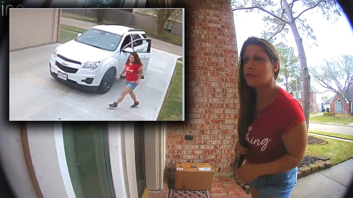 Woman caught on video stealing packages from Cypressarea home