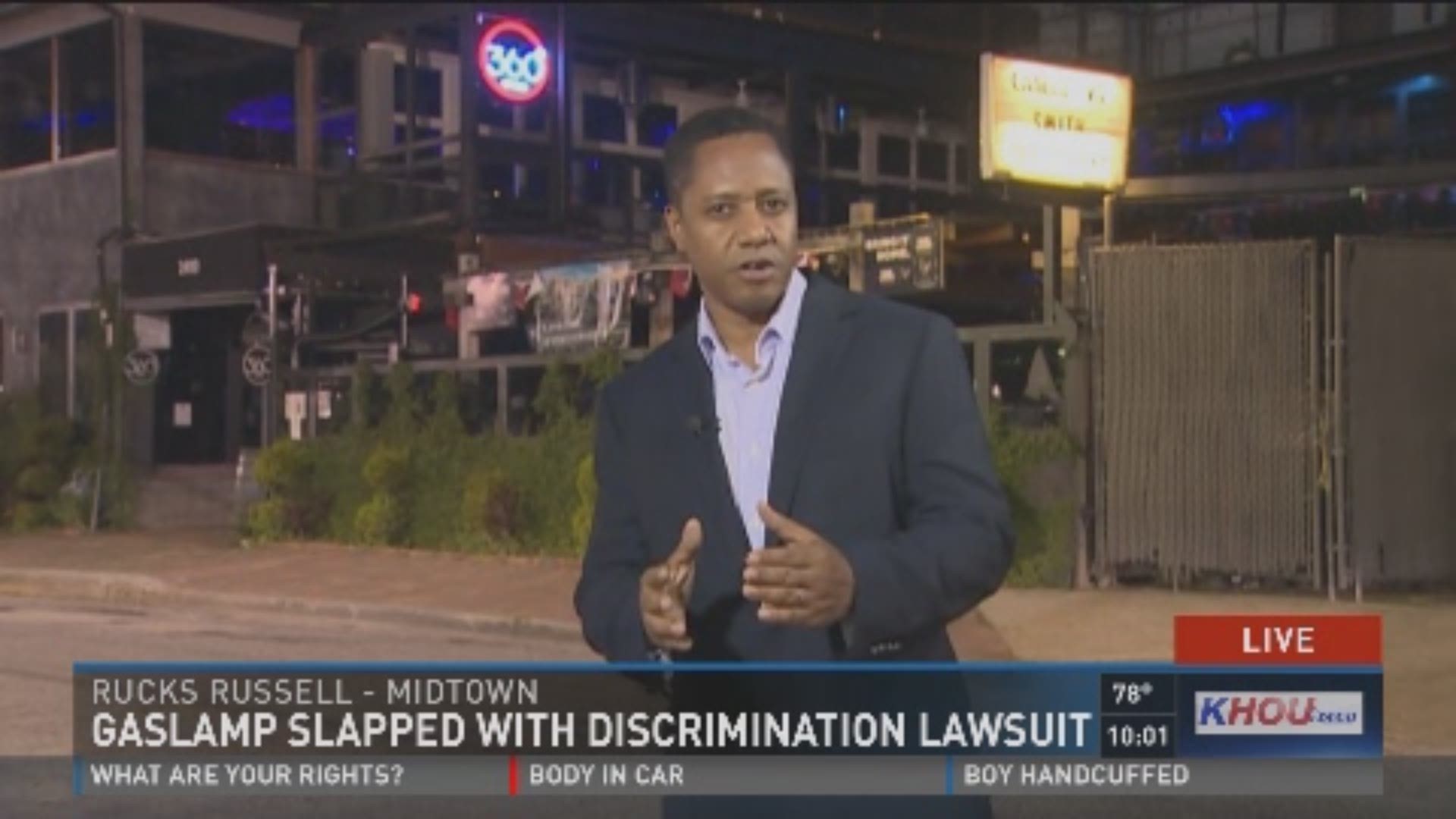 The Department of Justice has filed a discrimination lawsuit against 360 Midtown, formerly known as The Gaslamp, after receiving numerous complaints from minorities.