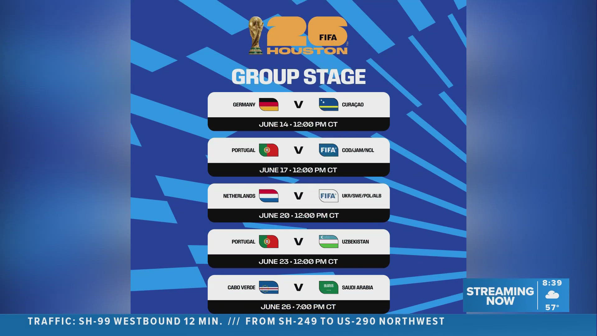 So Which Teams Are Coming To Houston For The World Cup We ll Get A So Which Teams Are Coming To Houston For The World Cup We ll Get A