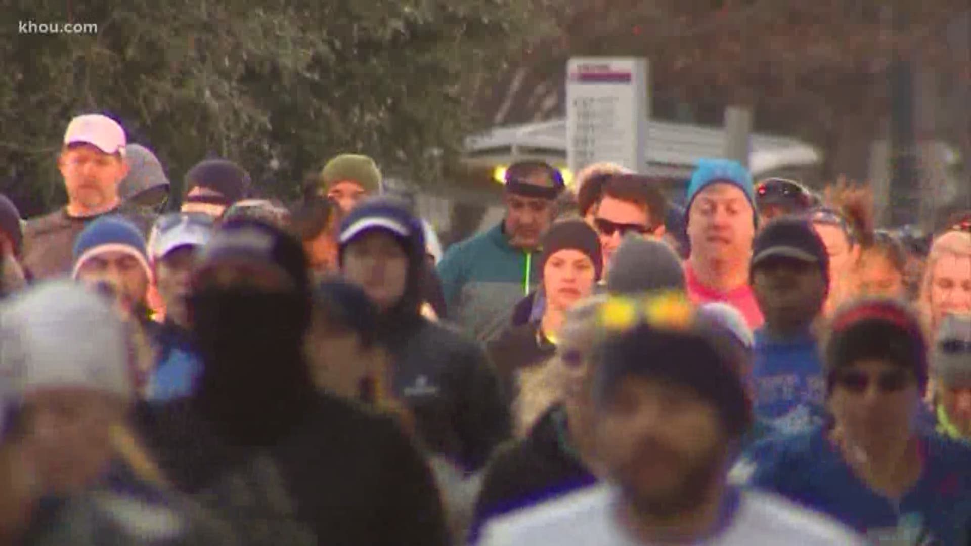 Twenty-five thousand people from all over the world will run in the Chevron Houston Marathon this weekend.