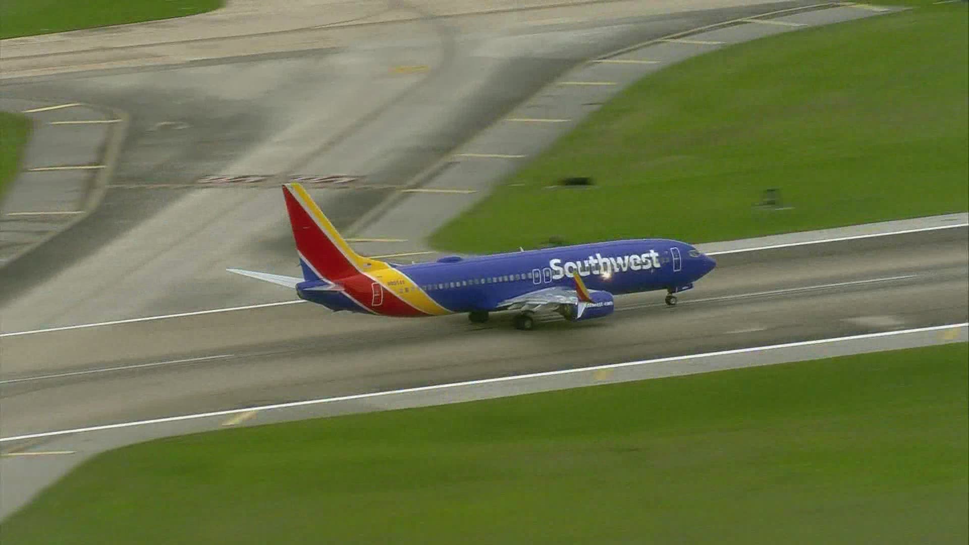Southwest Airlines is back at Bush Intercontinental Airport. Monday was the first day a Southwest Airlines plane flew into IAH in 16 years.