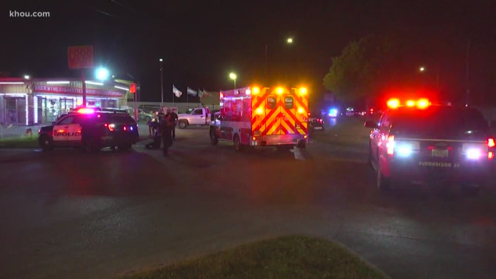 A man was shot several times Saturday night after police said he tried to rob a tow truck driver in southeast Houston. The tow truck driver managed to get the gun away from the robbery suspect and shoot him in the arm and leg.