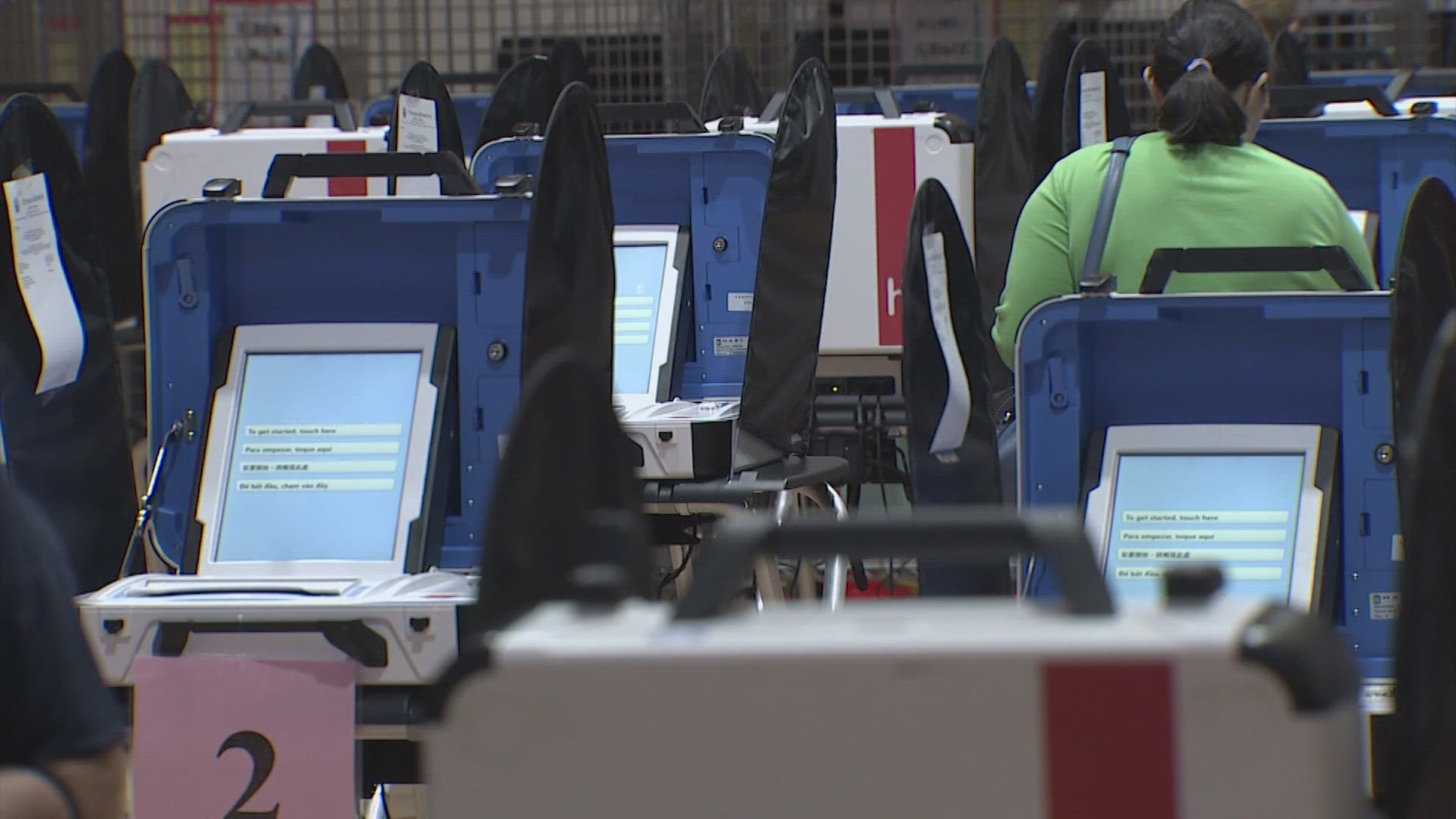Compared to the most recent similar election, Harris County is reporting that early voting is up 50 percent.