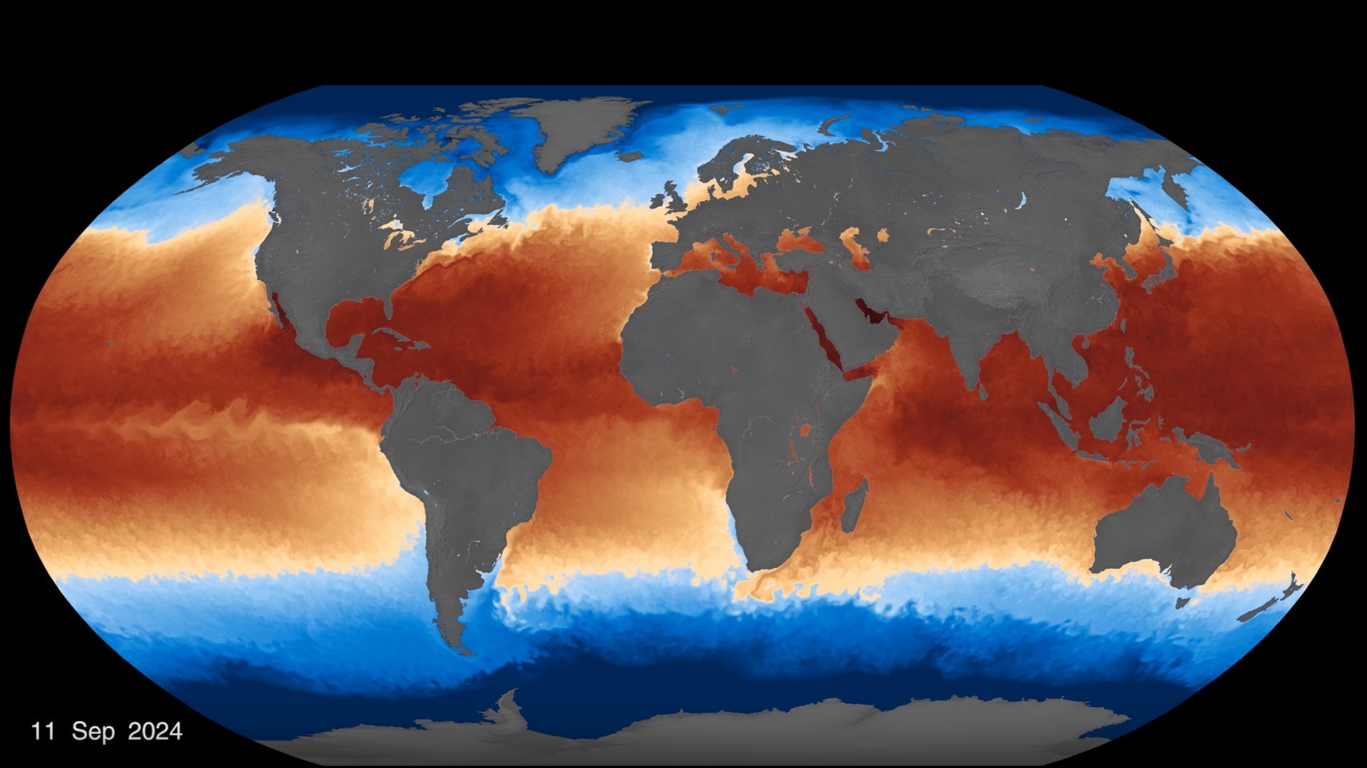 Ocean temperatures in the equatorial Pacific Ocean are favorable for La Niña conditions through winter.