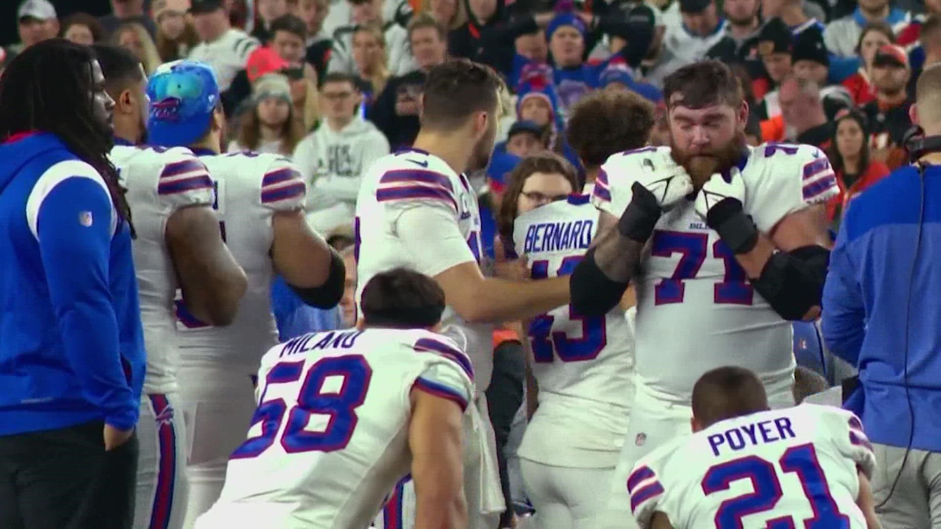 Bills' Damar Hamlin in critical condition after collapse on field