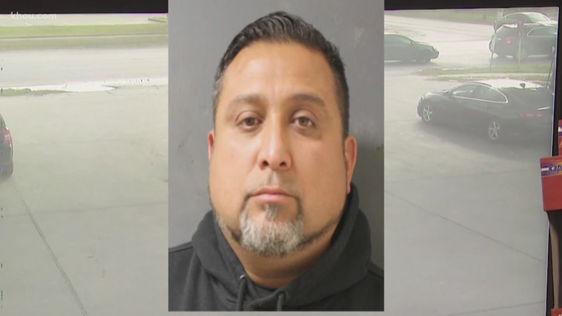 Police say witnesses also saw Christopher Lopez, 48, pointing a gun out of his window and firing at the teens.