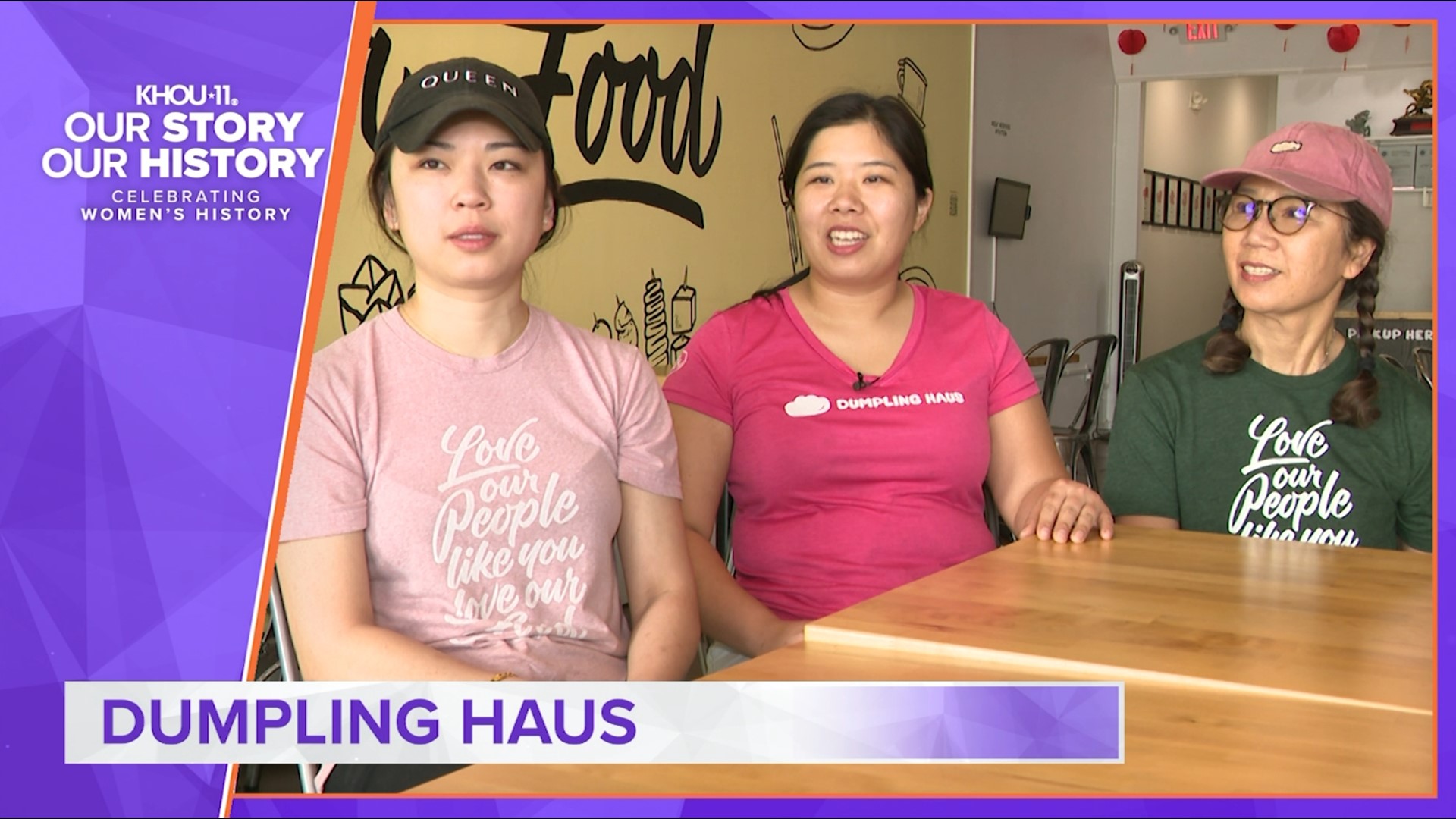 The dumplings at Dumpling Haus may be so tasty because there is love in the kitchen. The family-owned business is located in Sawyer Yards in Houston.
