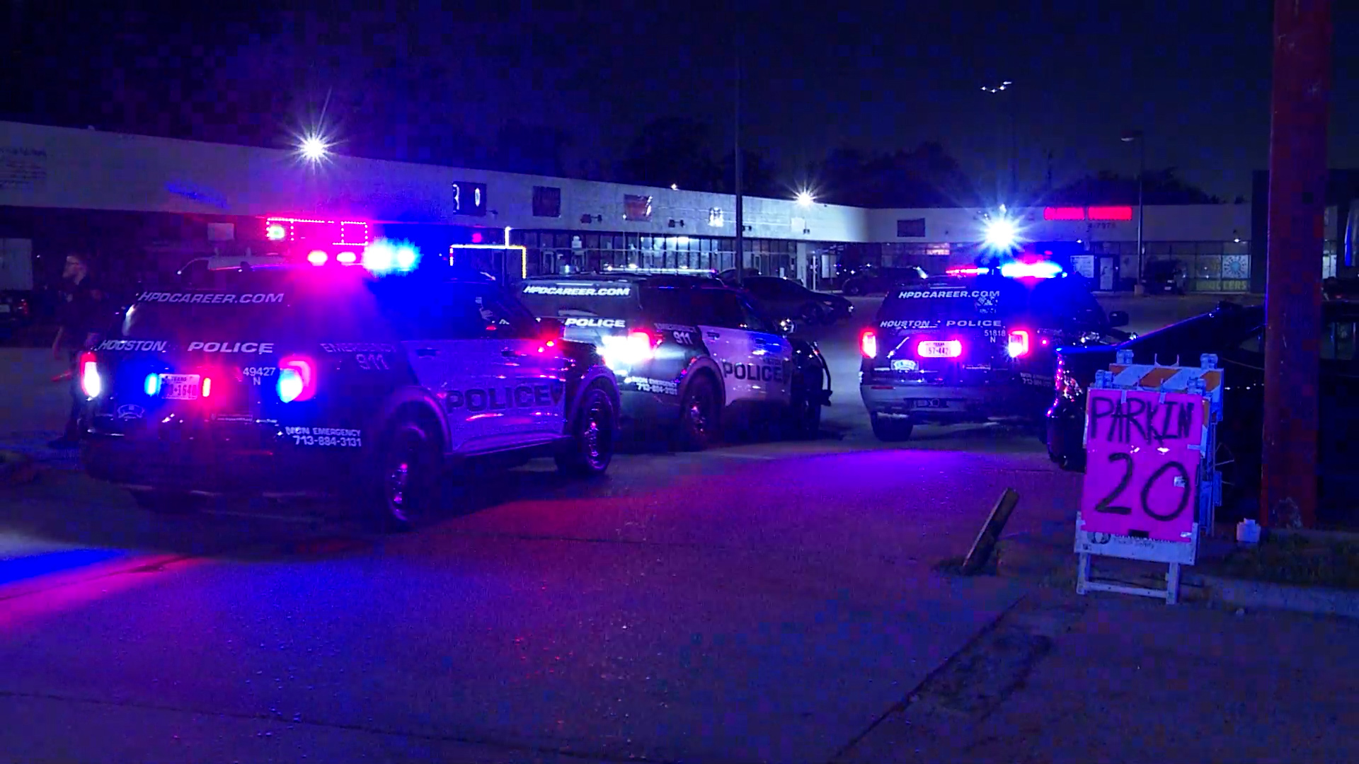 A security guard at an apparent unlicensed nightclub in north Houston accidentally fired a shotgun he was handling, hitting two women, police said.