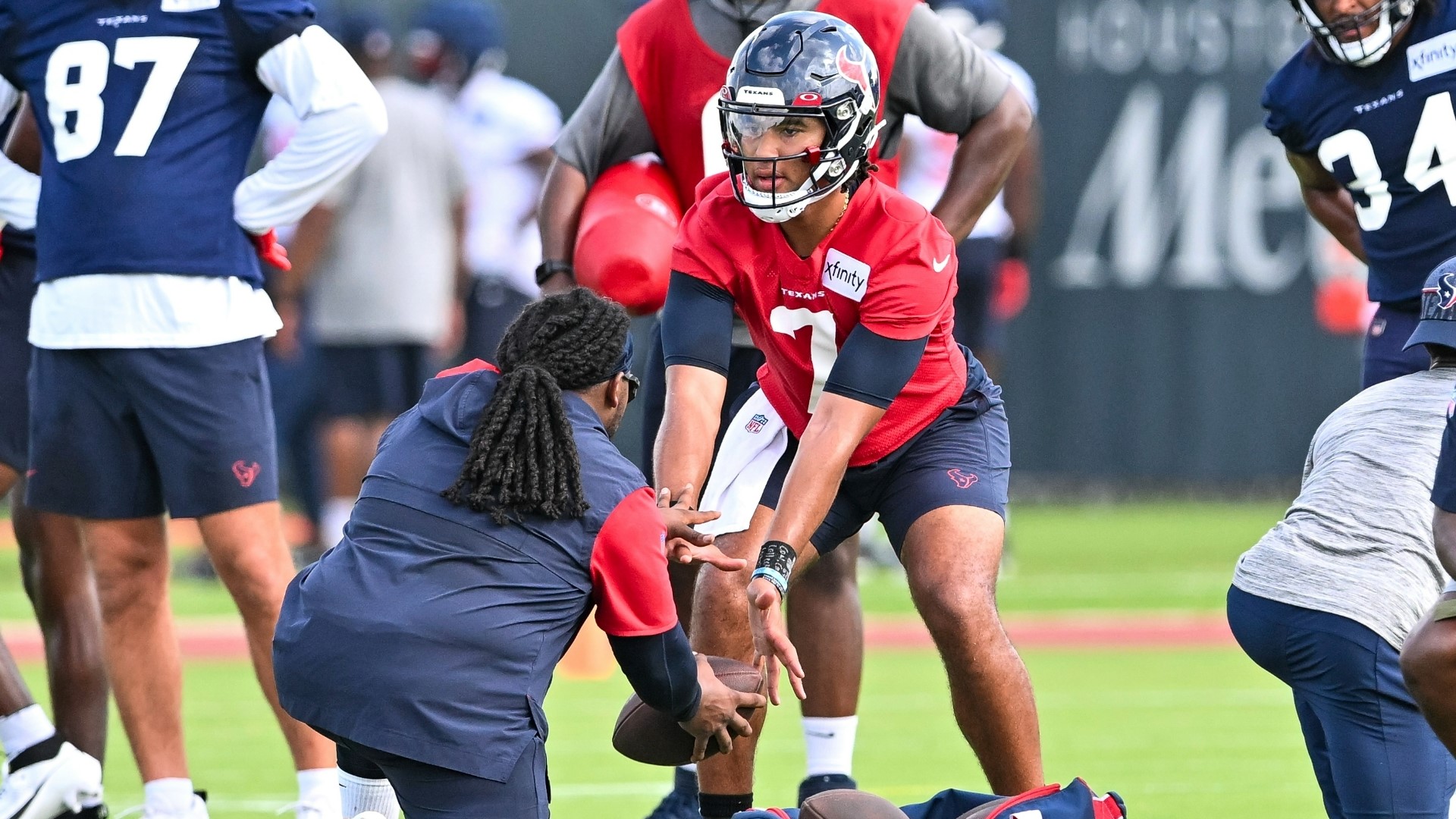 There's excitement in camp as the Houston Texans get ready for the season with a new coach and plenty of promise.