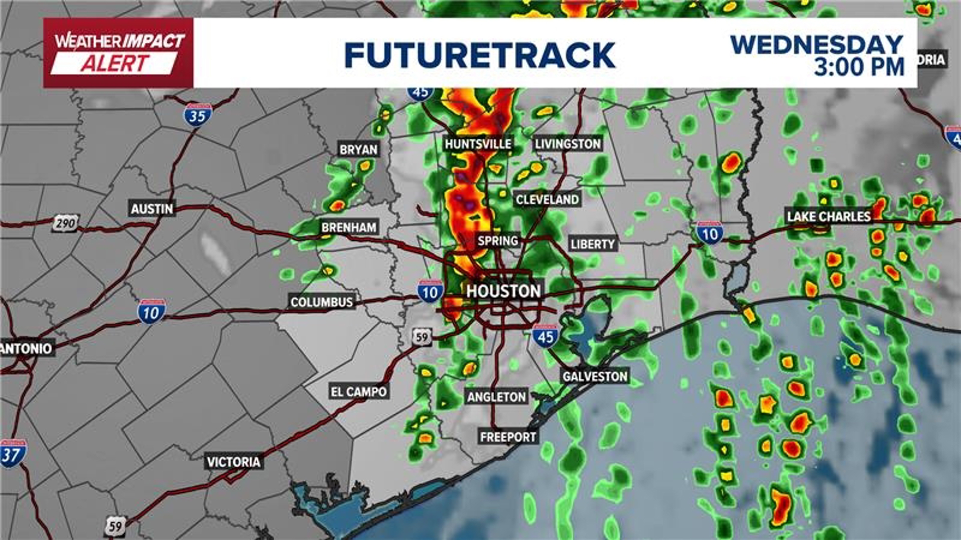 Weather Impact Alert today for storms that could turn severe, with wind ...