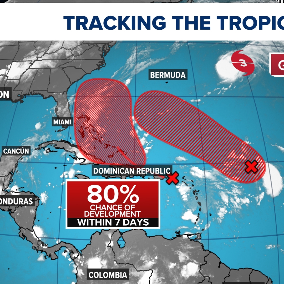 Tropical update: Tracking Hurricane Gabrielle and two waves in the ...