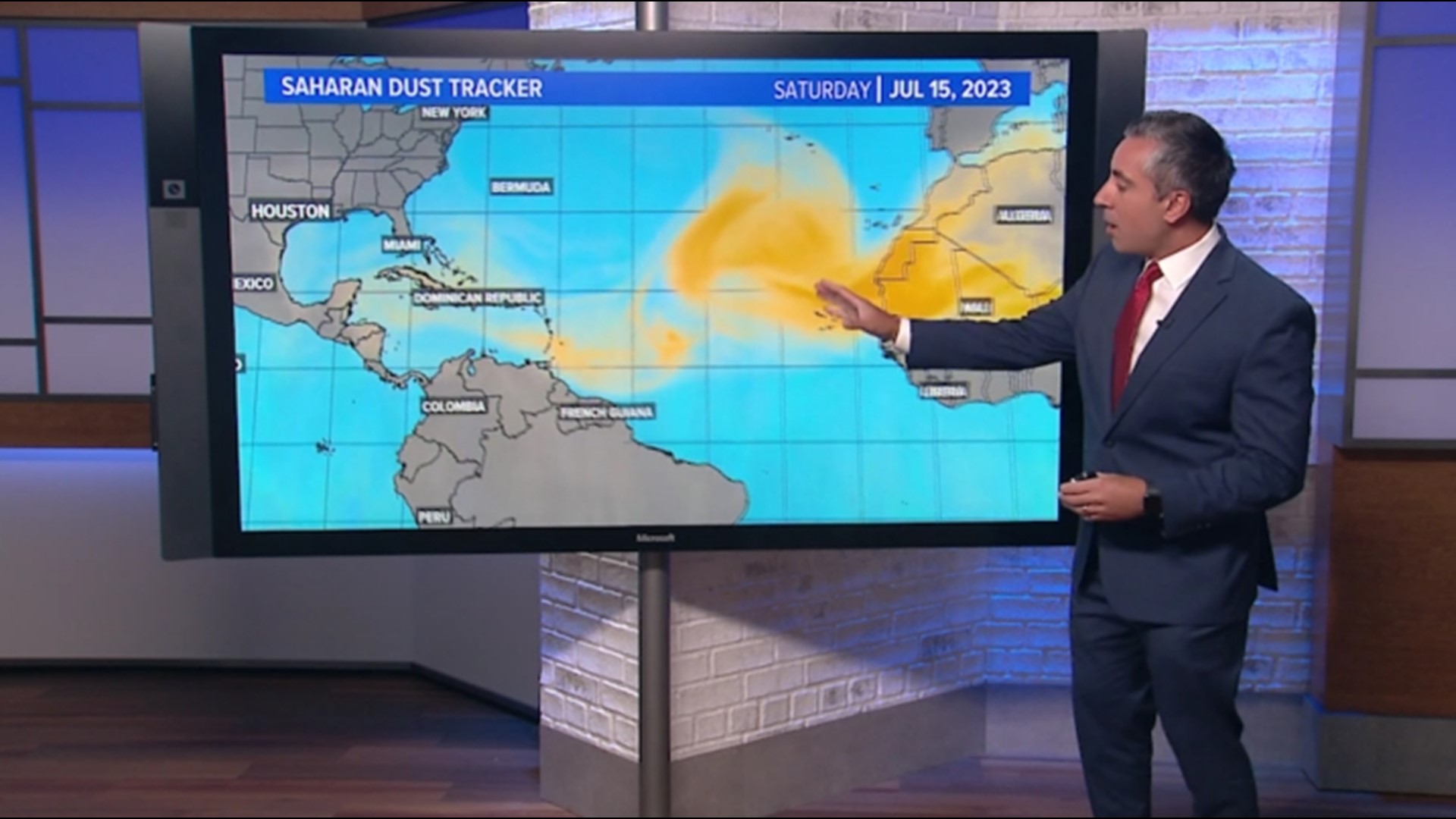 Saharan dust is a bit of bad news for those with respiratory issues. But the good news is that Saharan dust keeps tropical development in check.