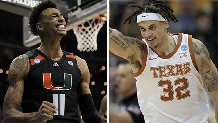 Texas and Miami face off in Elite Eight | Sunday at 4:05 p.m. on KHOU 11