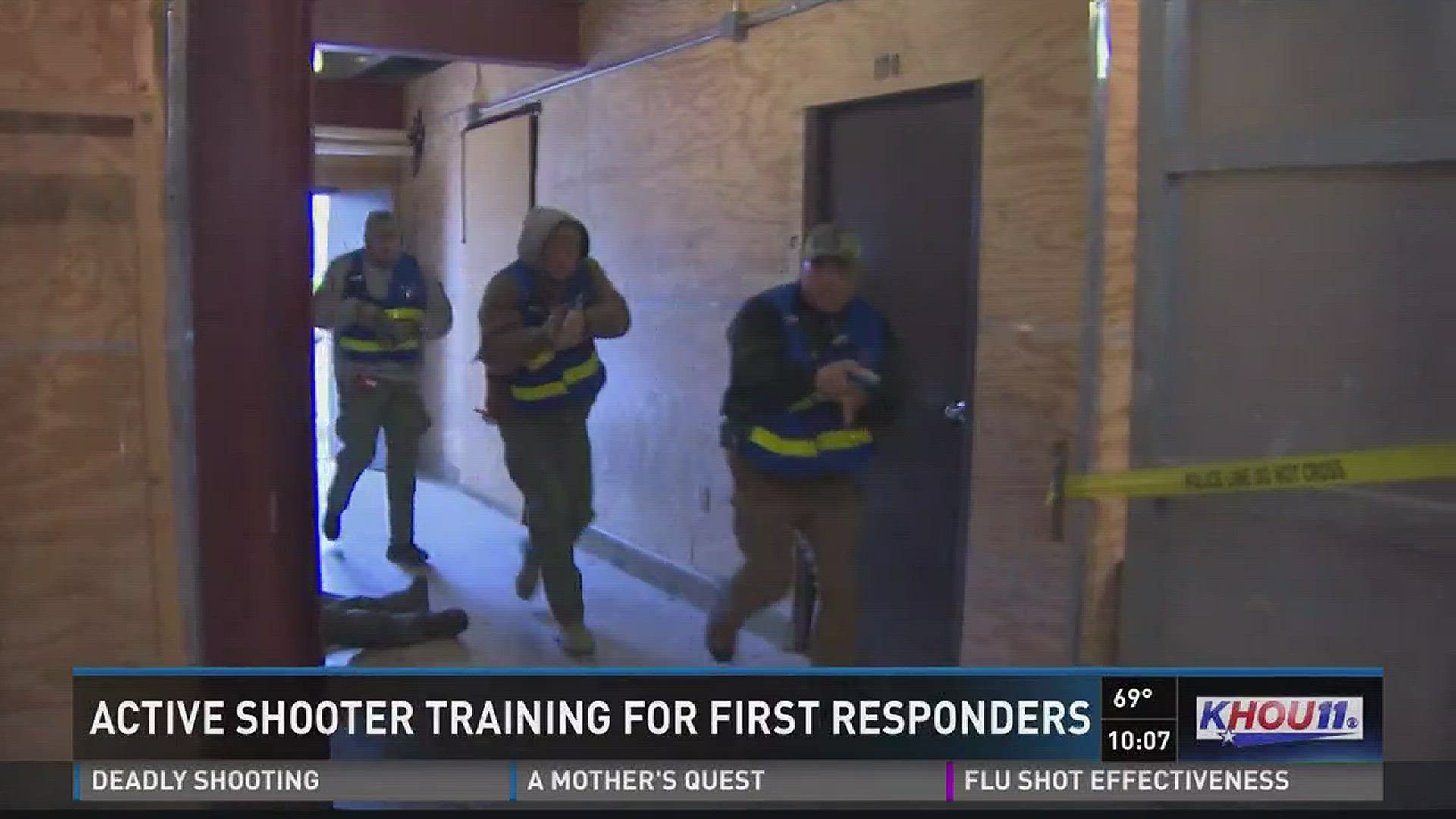 First responders from across the country come to Texas for active shooter training. At Texas State University, the Advanced Law Enforcement Rapid Response Training Center offers courses for any current active duty law enforcement, often at no cost.