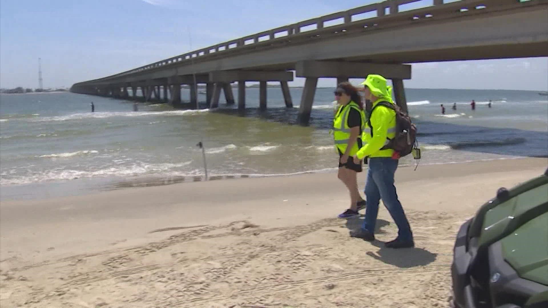The Coast Guard helped find the body of the teen who went missing while wade fishing Saturday near the San Luis Pass bridge between Galveston and Brazoria County.