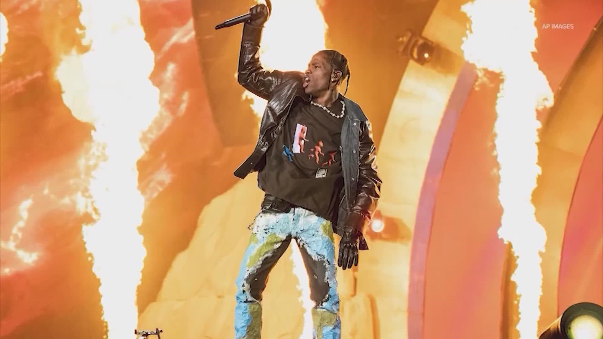 It's been a year since 10 people died when the crowd surged during Travis Scott's concert at the Astroworld Festival.  He's performing in Brazil on the anniversary.