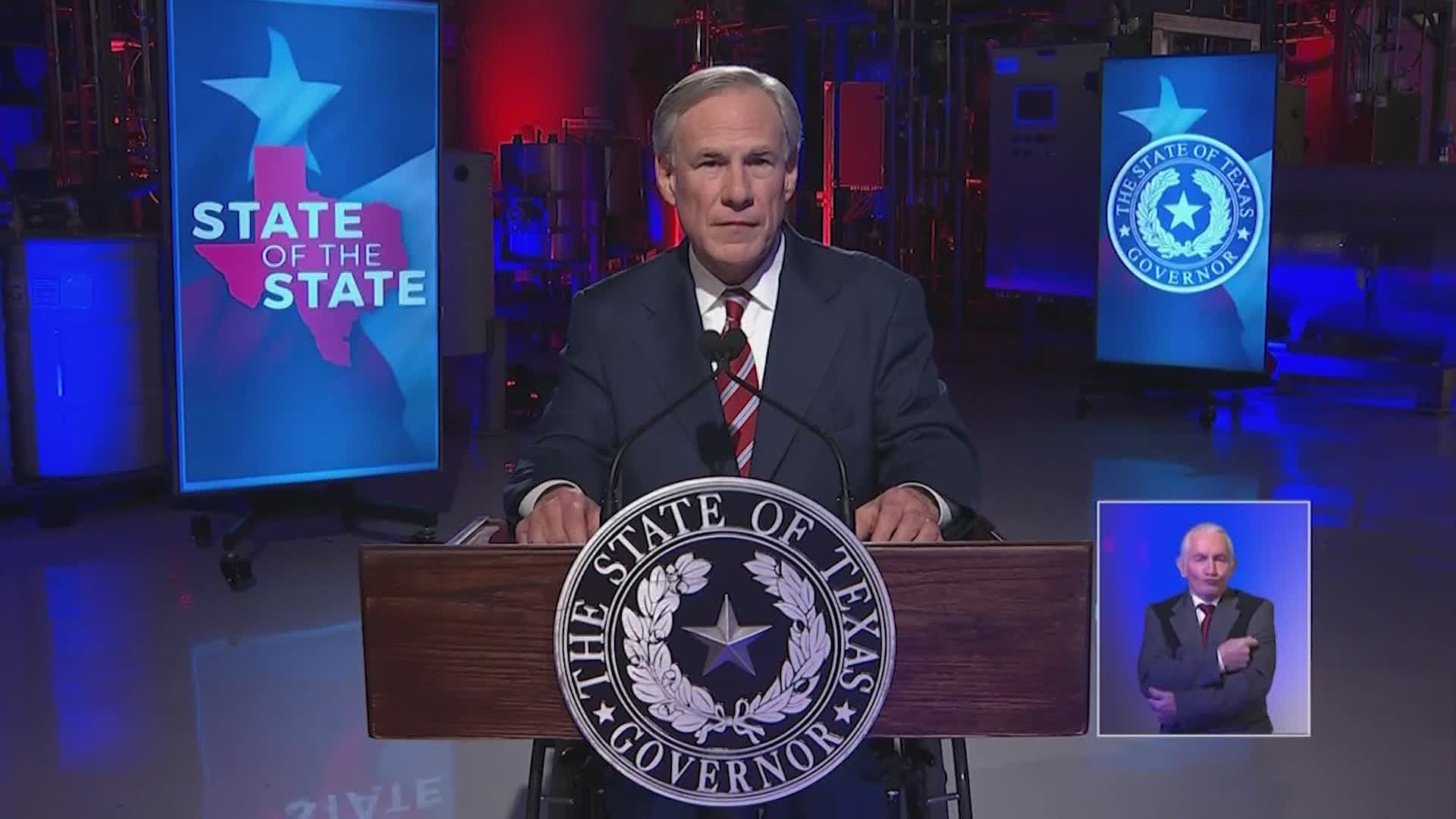 Gov. Abbott spoke about what he plans to do in the legislative session, plus the COVID vaccine rollout and more.