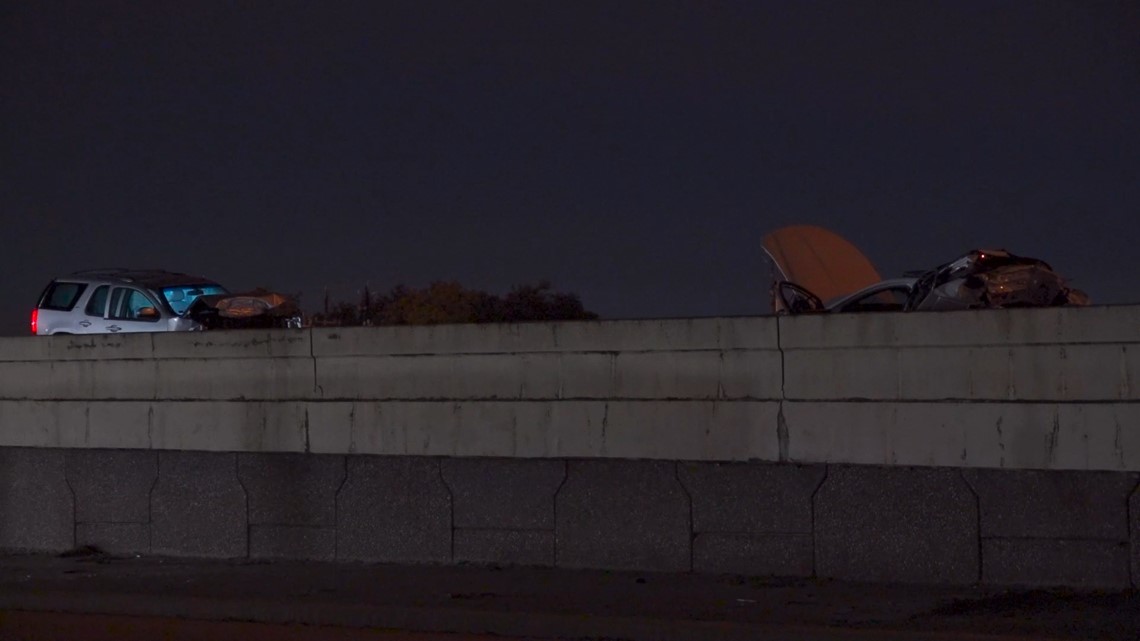 Man dies after stalled vehicle hit on Eastex Freeway, HCSO says | khou.com