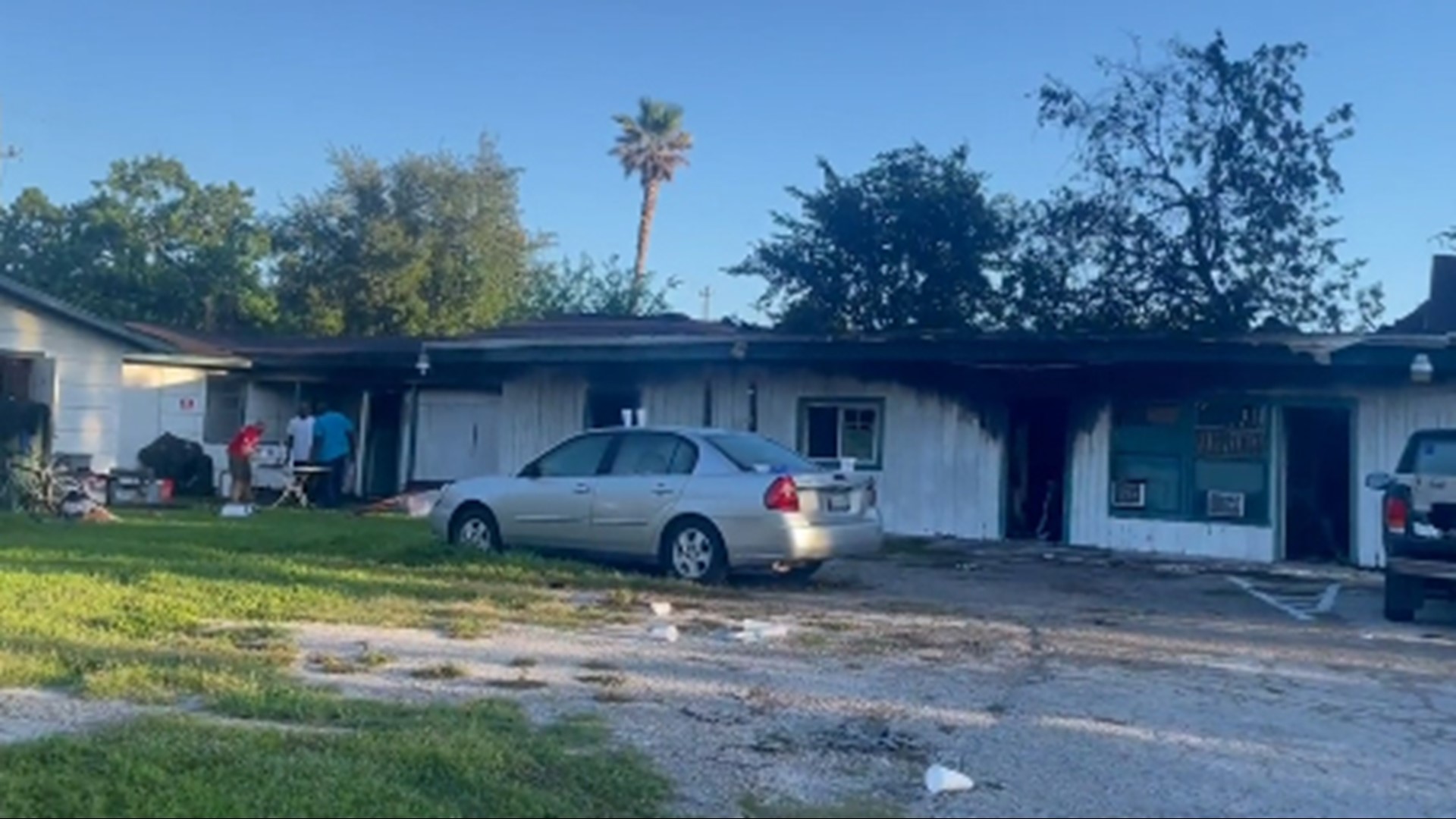 Four people are dead after police said a man set multiple fires at a residential complex early Sunday morning and then opened fire on the victims as they evacuated.