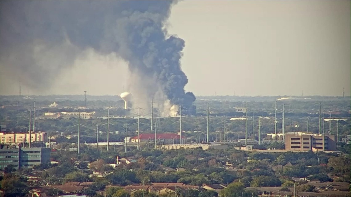 HFD: Fire burning at west Houston warehouse