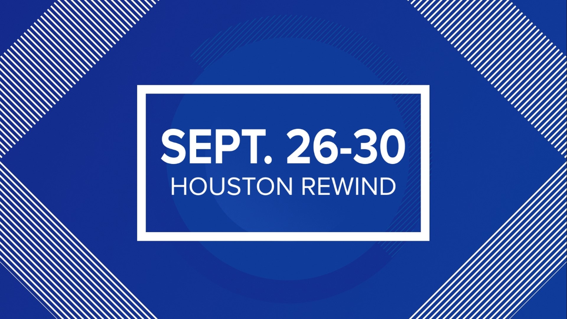 In every episode of the KHOU 11 Houston Rewind, we get you caught up on stories you may have missed this week so you're ready for next week.