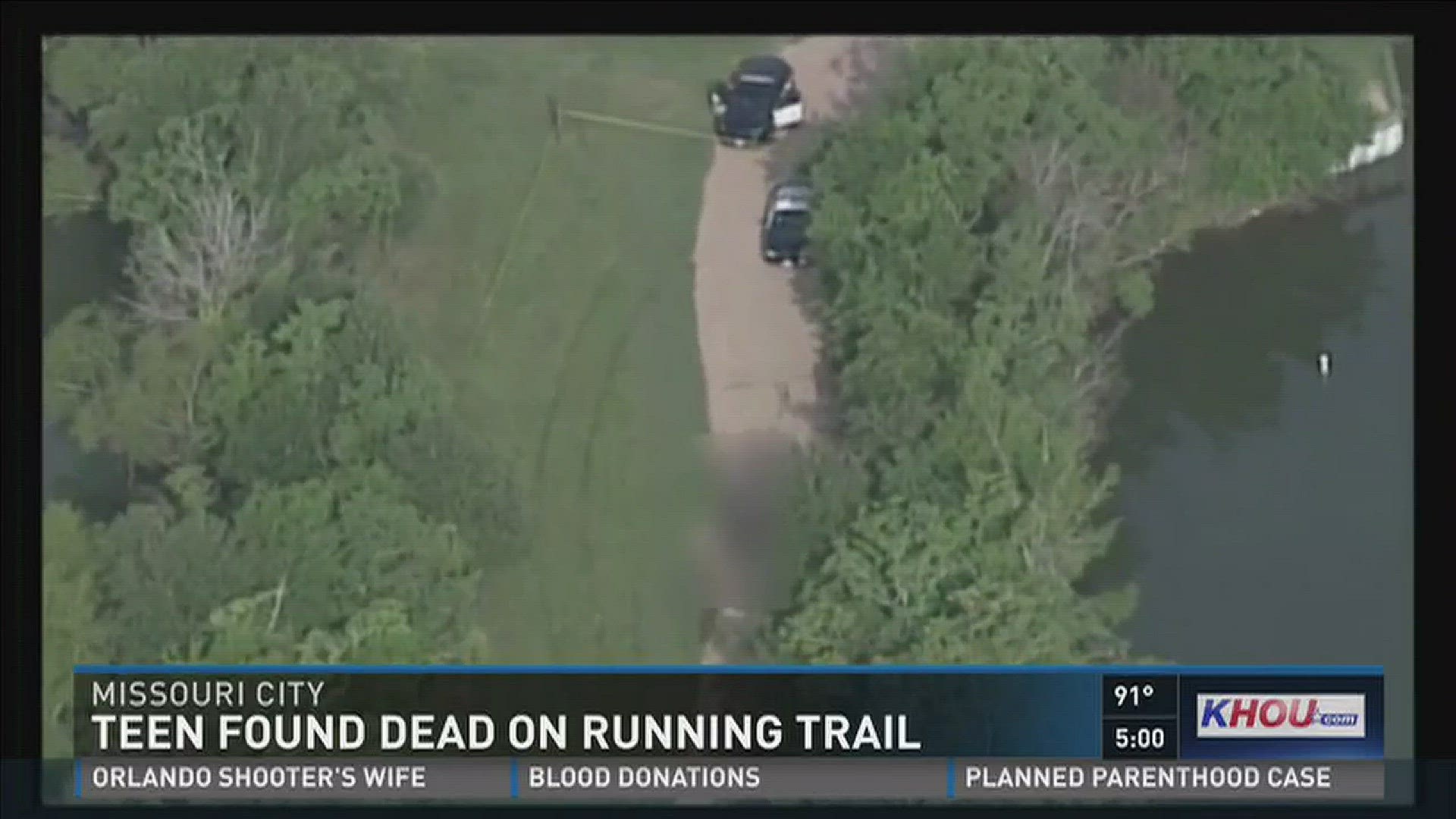 The 16-year-old was found shot to death on a running trail in Missouri City.