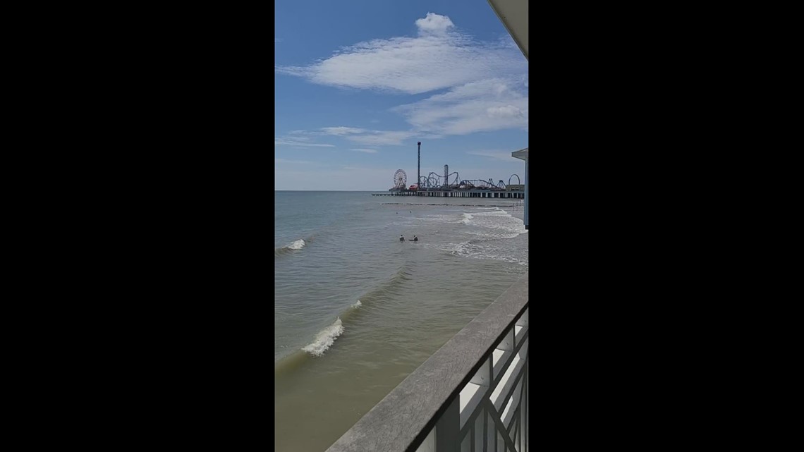 Sunny weather in Galveston