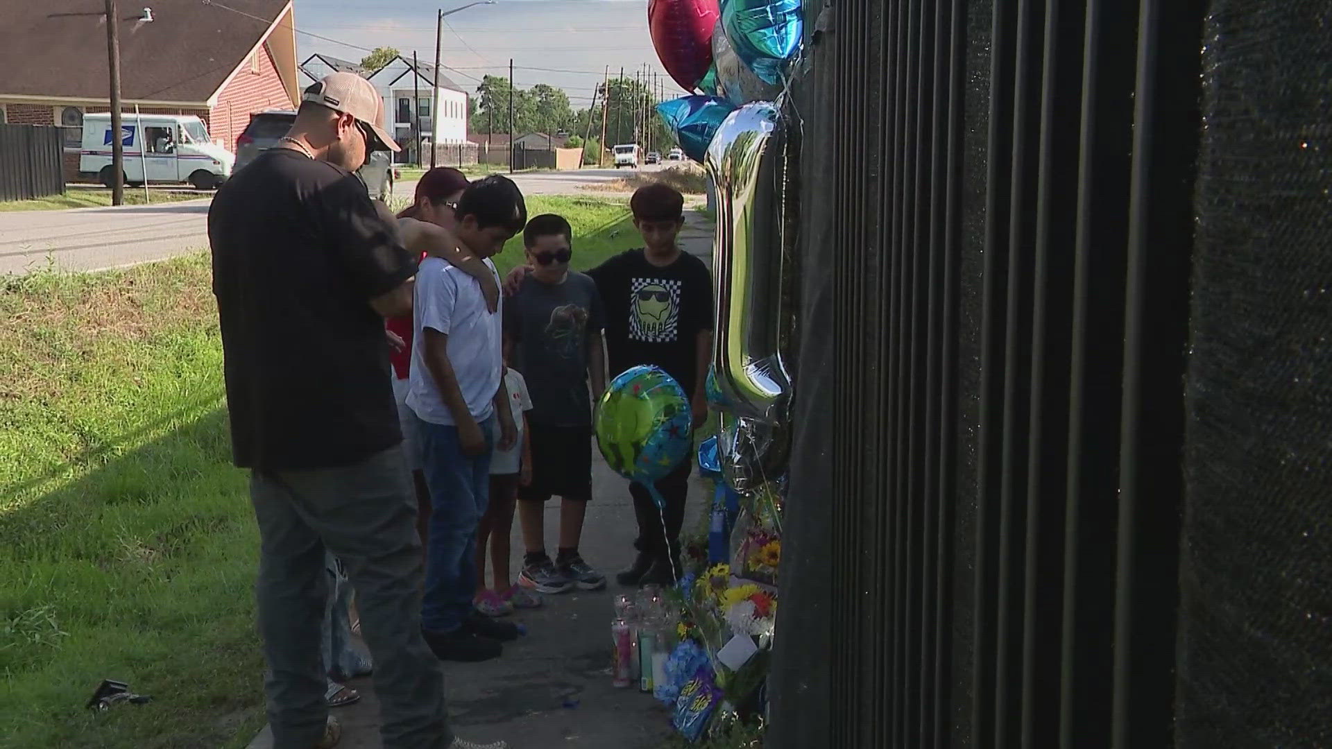 Friends grieve 11yearold Houston boy killed while playing dong ditch