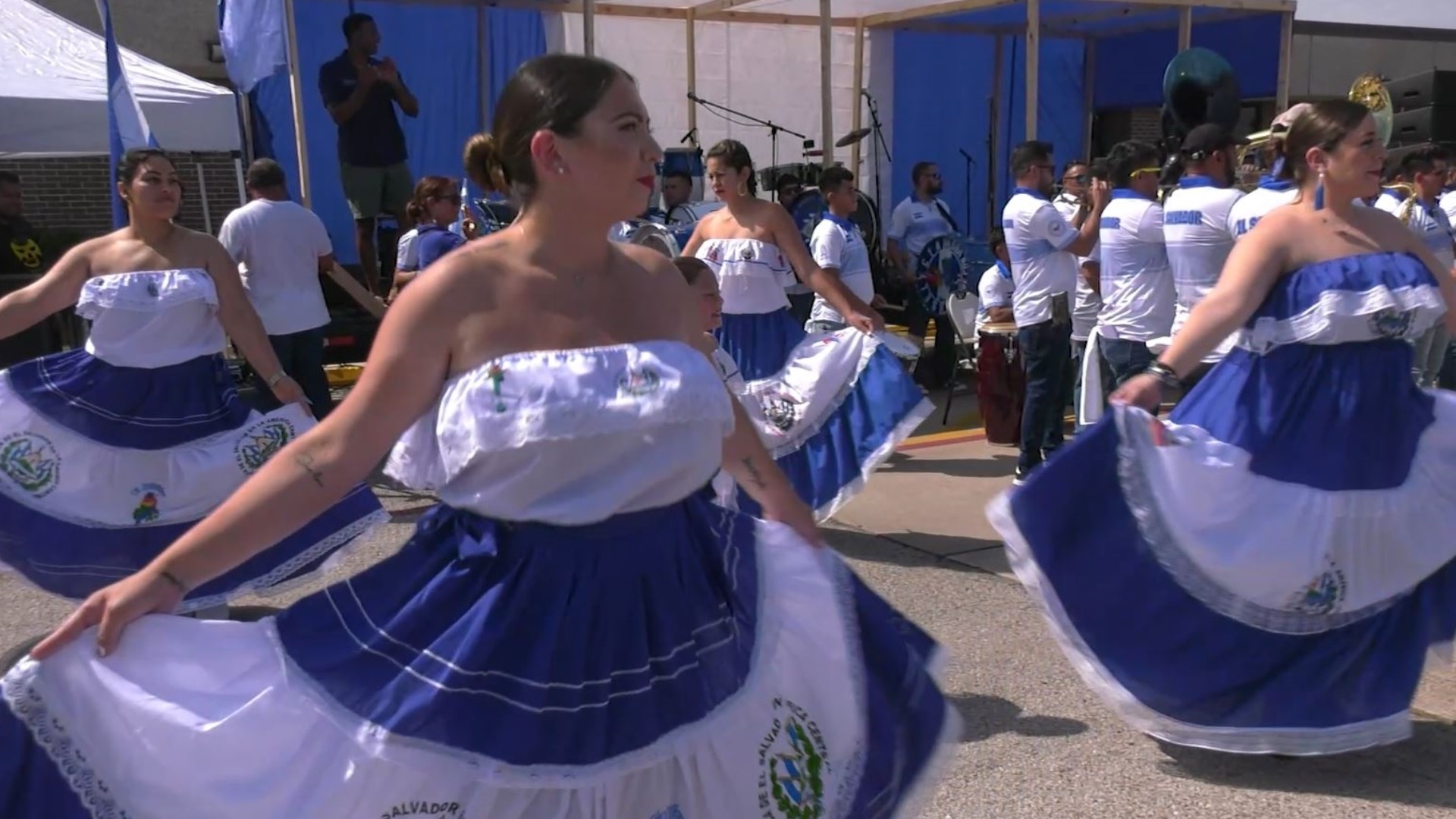The parade celebrated Mexico's Independence Day on Sept. 16 and El Salvador's on Sept. 15.
