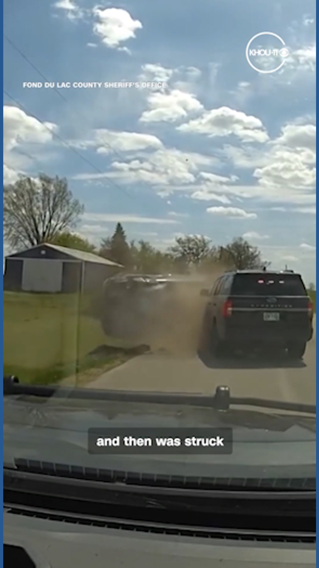 Wisconsin police chase ends in dramatic rollover crash | khou.com