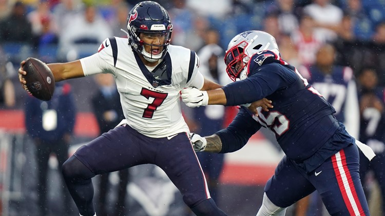 No. 2 pick C.J. Stroud struggles (at times) in preseason debut as Texans  beat Patriots 20-9