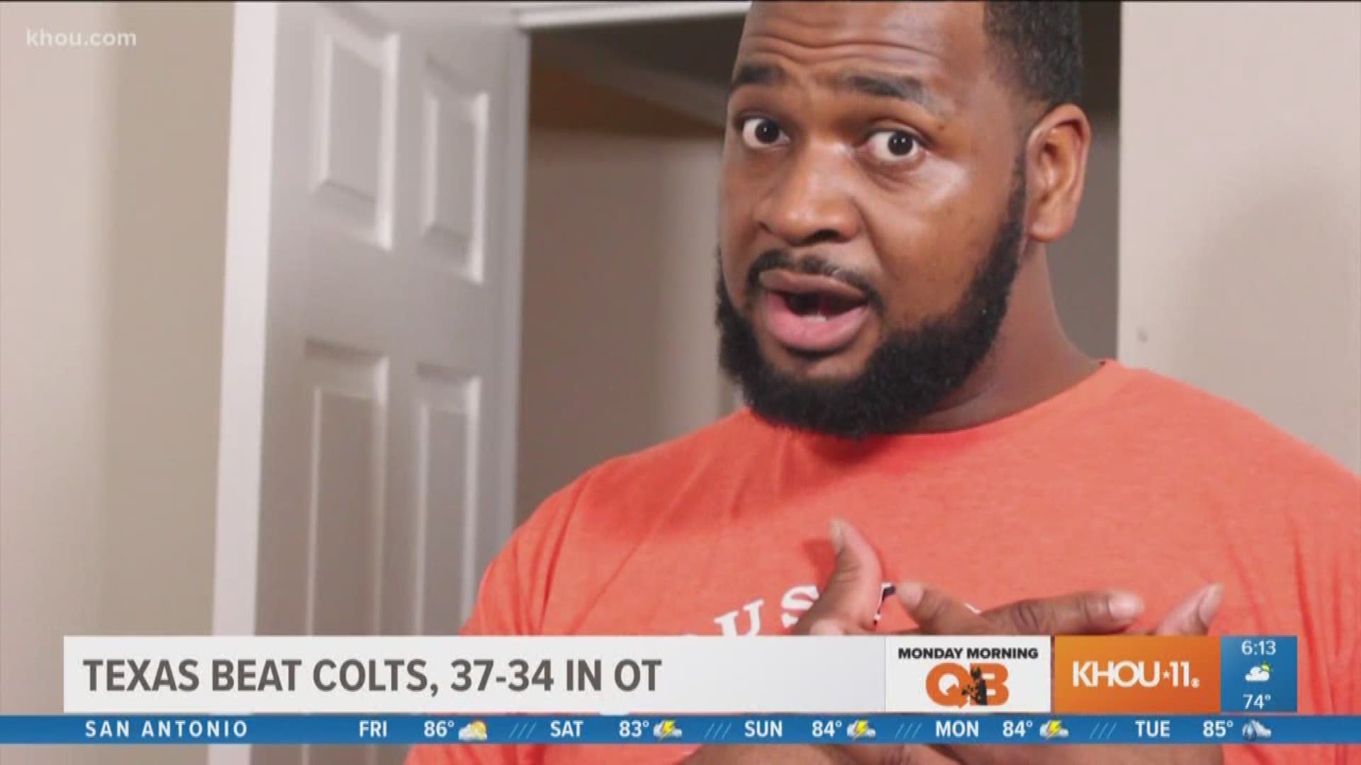 Texans fans finally have something exciting to talk about Monday morning - a win over the Colts! Here's our Monday Morning Quarterback Chinedu Ogu with his take on that close game.