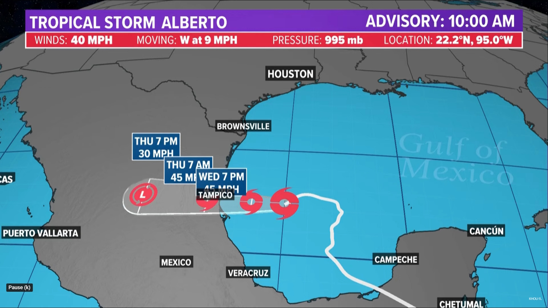 KHOU 11 Team Coverage Tracking the Arctic blast, road conditions in