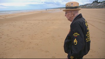 Veteran Returns To Omaha Beach For First Time In 75 Years