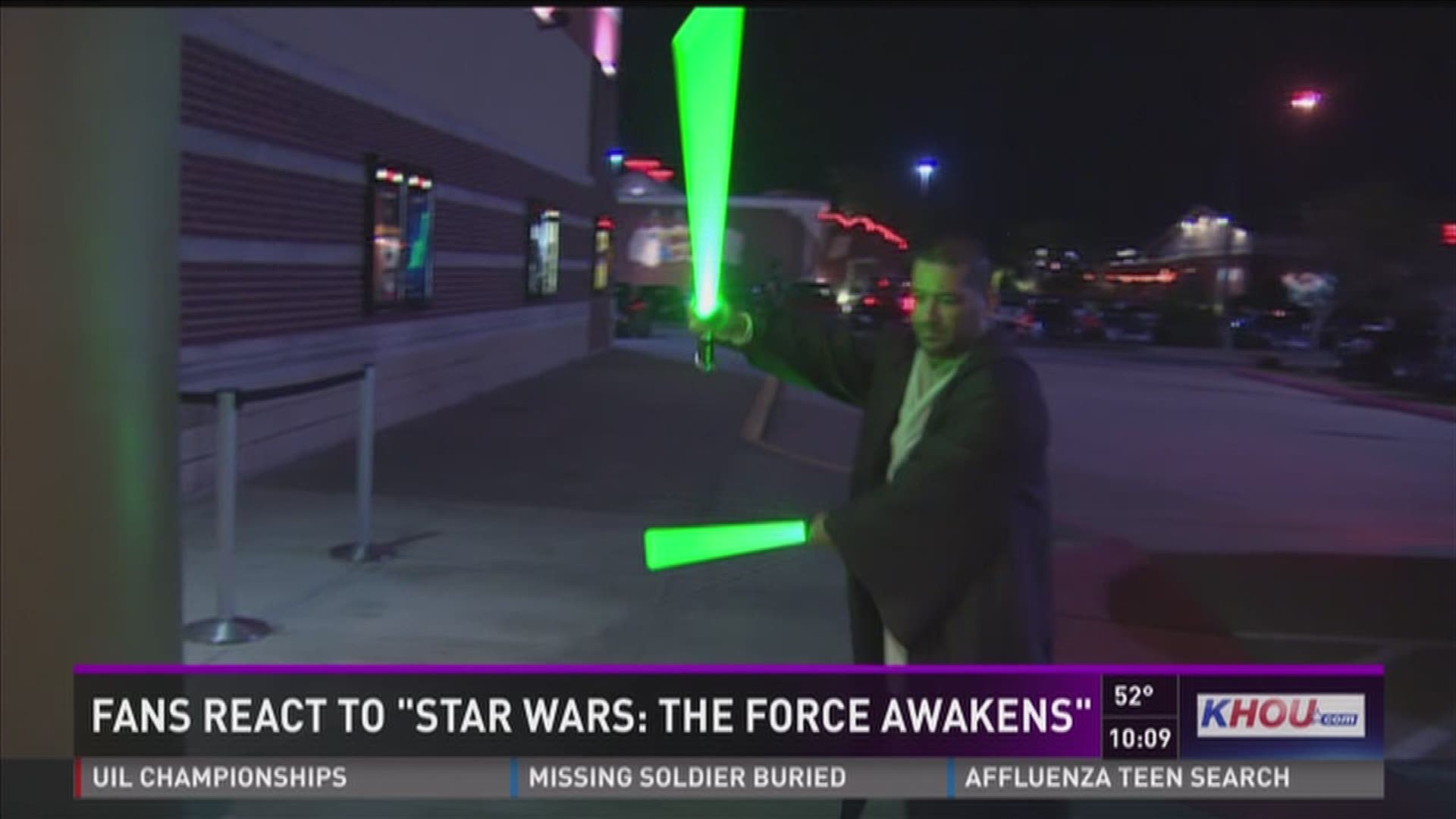 Fans lined up at the local Cinemark theater Thursday evening for the premiere of the new Star Wars film. Those who have seen it, said it was worth the wait. 