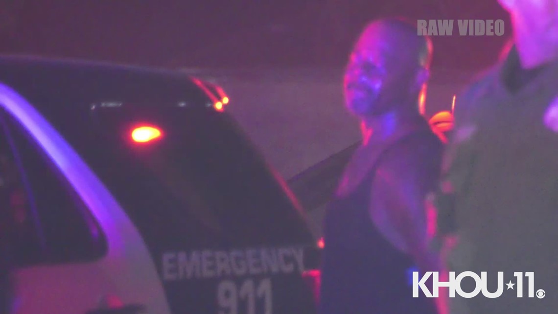 Raw Video Man Arrested After Police Chase In Acres Home Area 