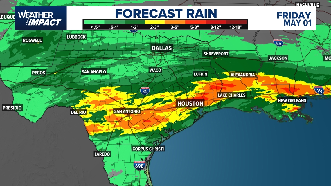 Houston forecast: Smoke from Mexican fires blankets Houston as wet weekend looms