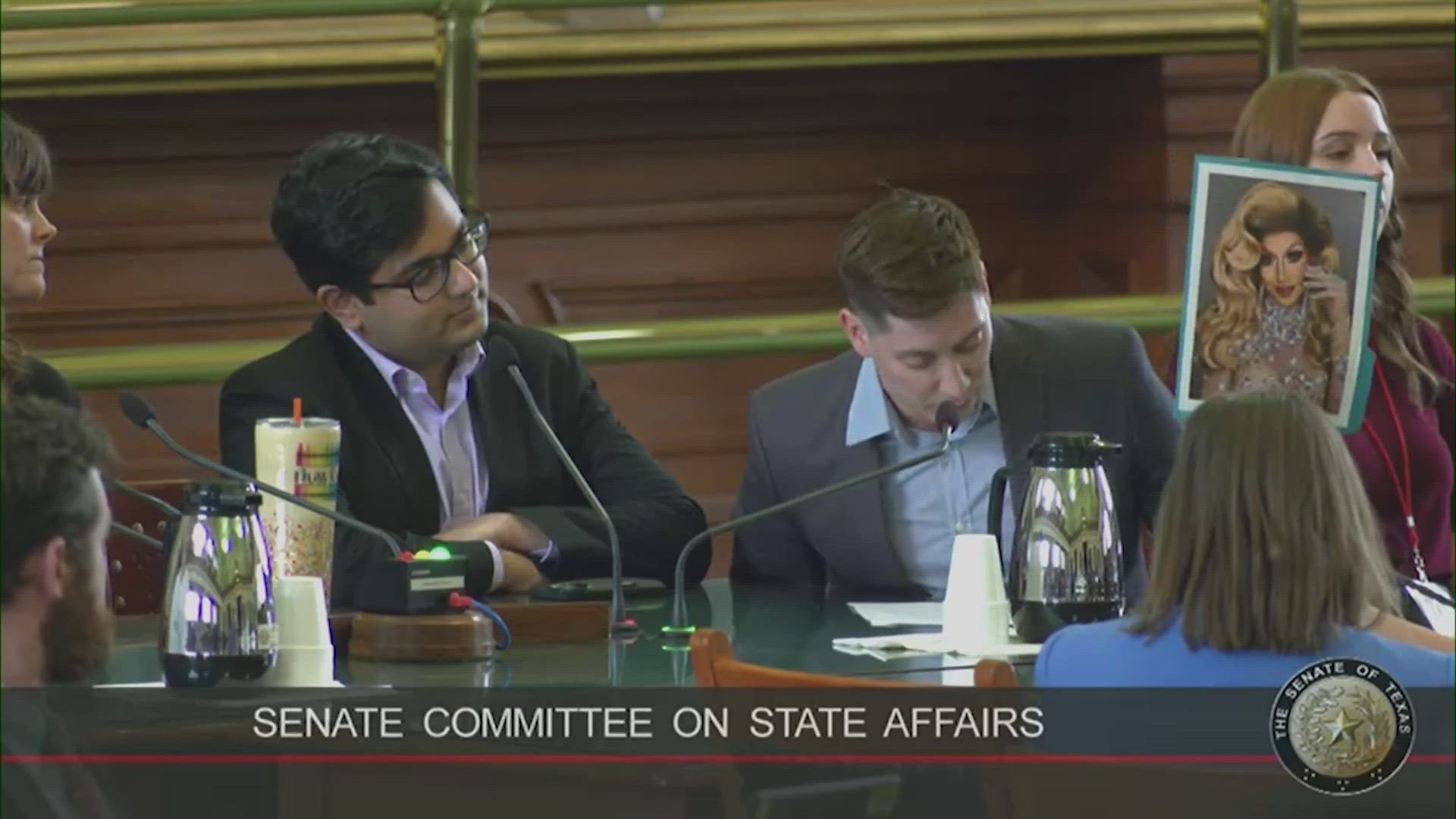 Rep. Venton Jones of Dallas says the bill inaccurately characterizes drag as sexual. Sen. Bryan Hughes said the goal is protecting minors.