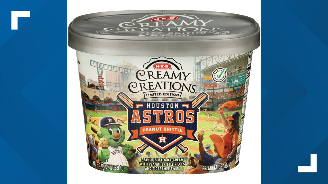 HEB selling Astros-themed ice cream