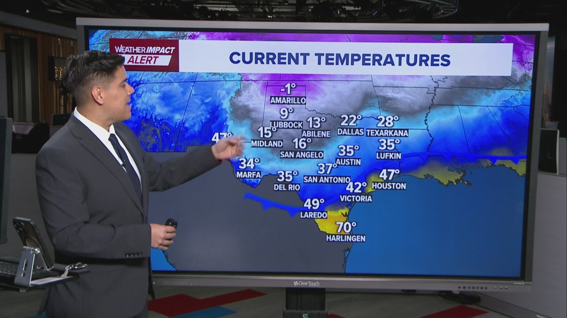 Texas winter storm update | Conditions across the state and what to ...